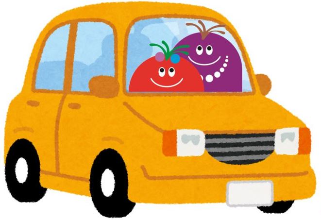 ファミサポくんと車